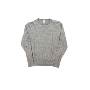 Platinum ELEVENTY Heather Gray Wool Sweater XL